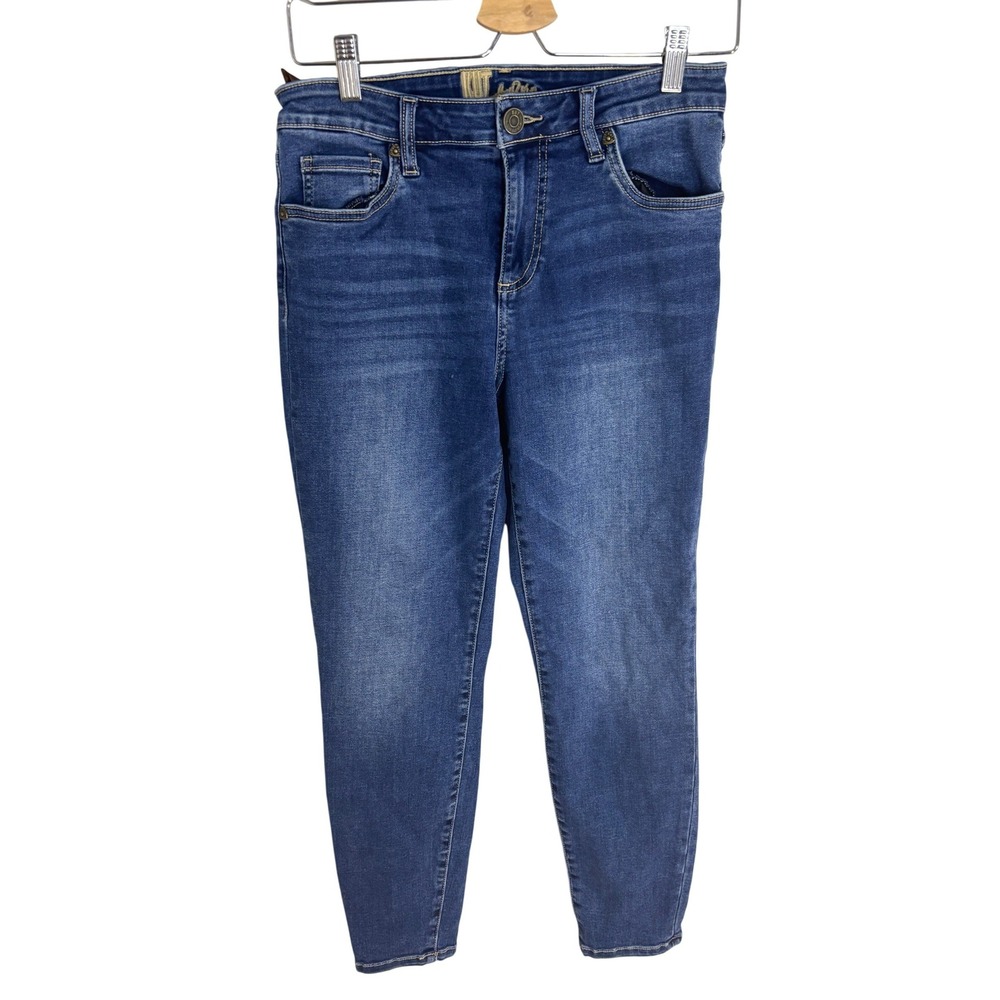 Kut from the Kloth Skinny‎ Jeans Womens 8 Blue Excellent Medium Wash Stretch